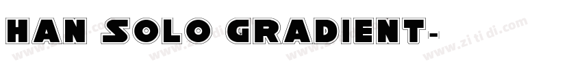 Han Solo Gradient字体转换